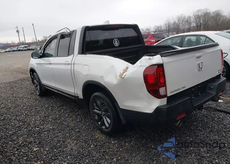 2021 Honda Ridgeline Awd Sport from USA, damaged, VIN 5FPYK3F17MB013034